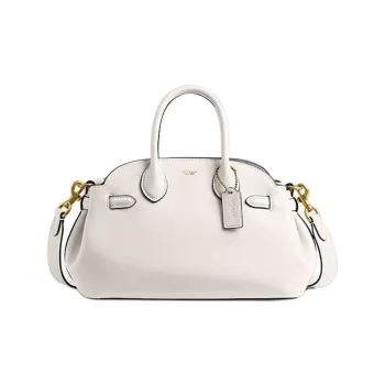 COACH Empire Cow Leather Shoulder Bag Crossbody Bag Handbag Women's Chalk White