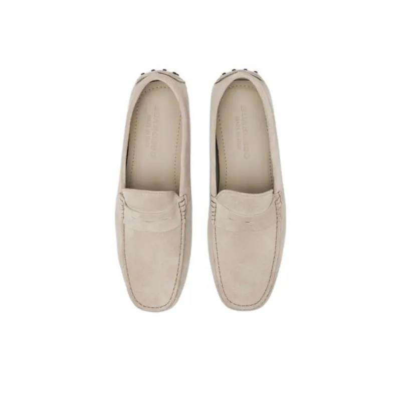 SCAROSSO Michael Almond Toe Loafers-3