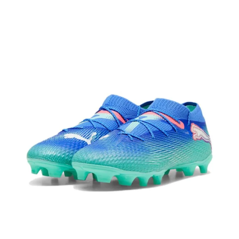 PUMA FUTURE 7 PRO Soccer Shoes Men Low Top Blue Green-2