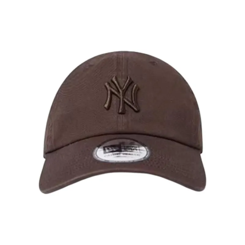 New Era Cotton Baseball Caps Unisex Dark Brown-1