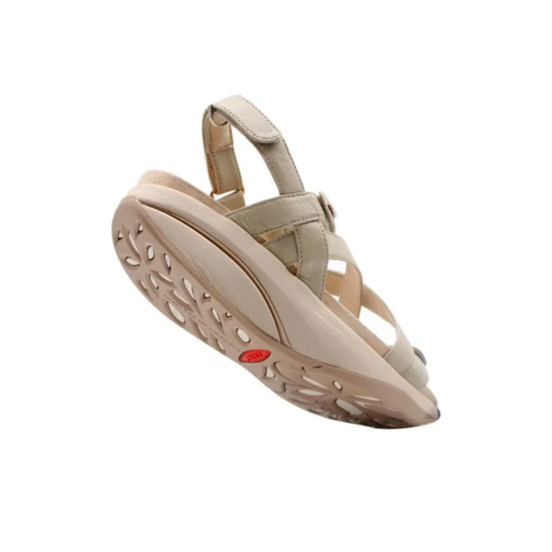 MBT Beach Sandals Women's Light Gray-4