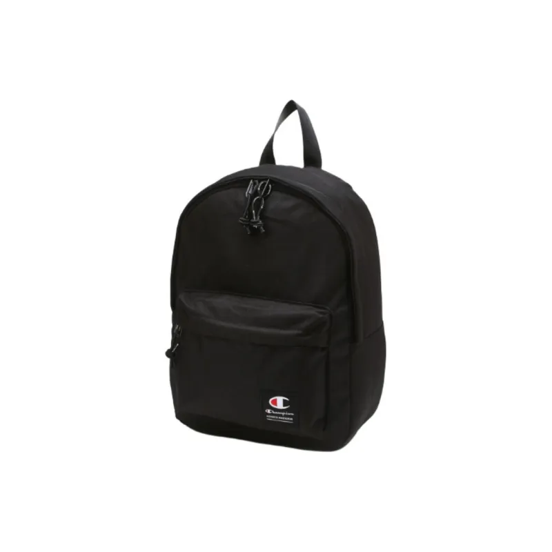 Champion Polyester Backpack Small Size Unisex Black-1