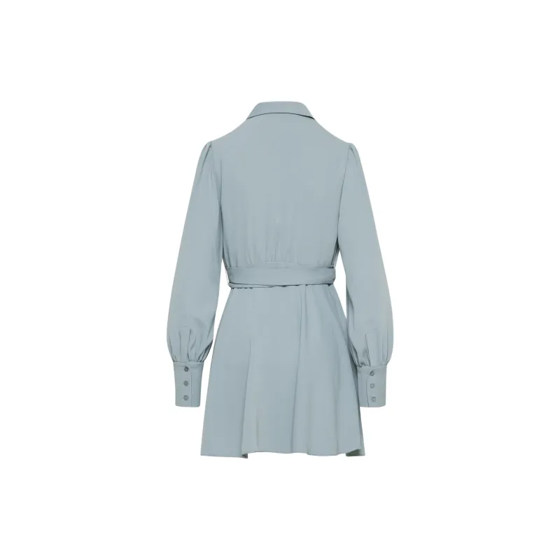 ARITZIA Babaton Hyde Mini Dress Long-Sleeved Dresses Women's Slab Blue/Board Blue-1