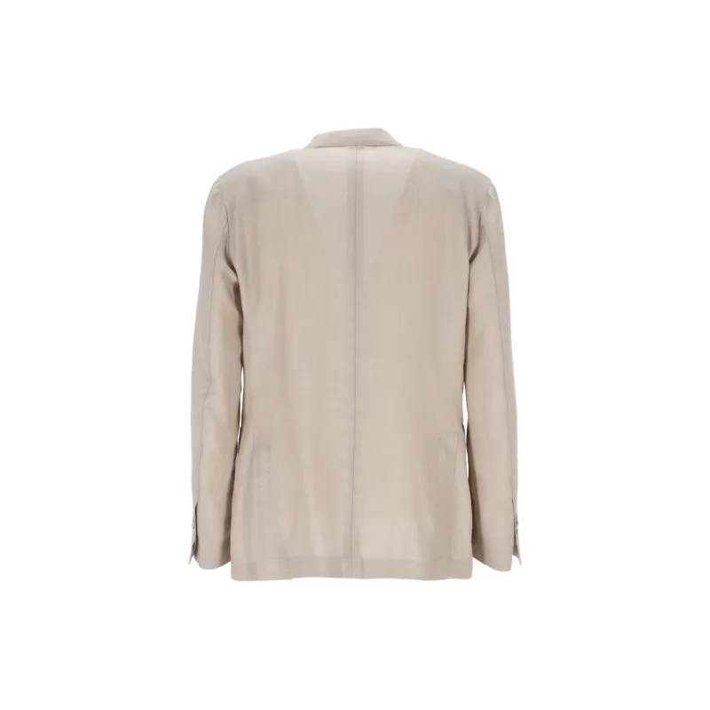 LARDINI Peak lapels Double breasted Blazer-1