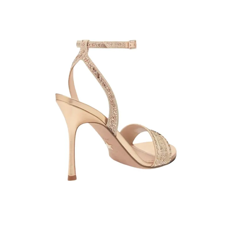 DIOR Strap Sandals Women's Gold-3