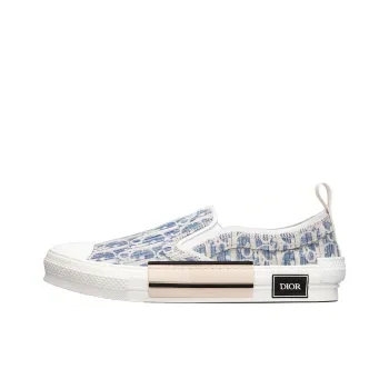 DIOR B23 Low Blue Oblique Kasuri Jacquard