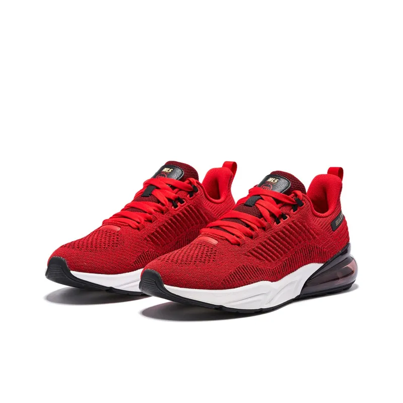 QIAODAN Anti-Slip Wear-Resistant Low-Top Casual Shoes Men's Red-2