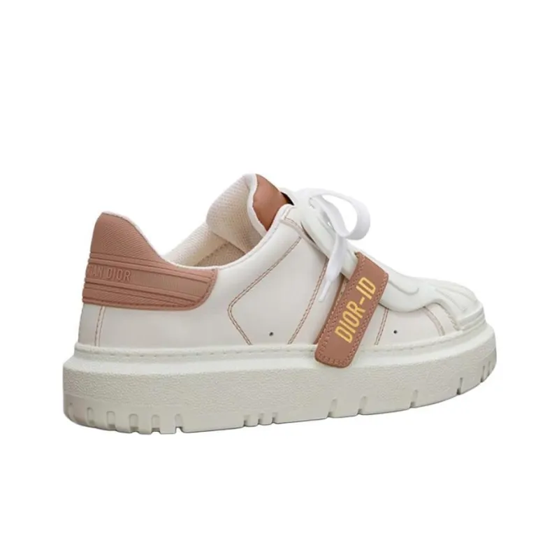 DIOR Dior-ID Low-Top Stylish Skateboarding Shoes Women's Milk Tea Beige-3