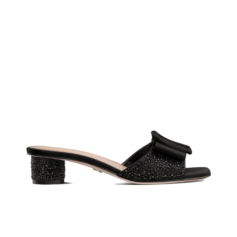DIOR Idylle Slide Slippers Women's Black-1
