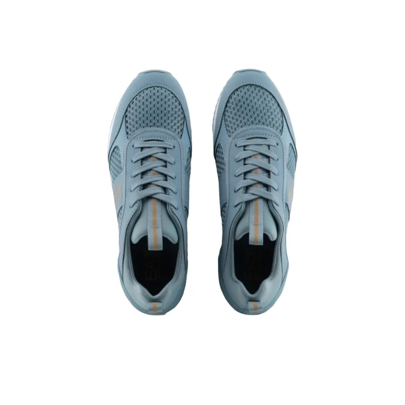 EMPORIO ARMANI EA7 Low Top Casual Shoes Women's Light Blue-3