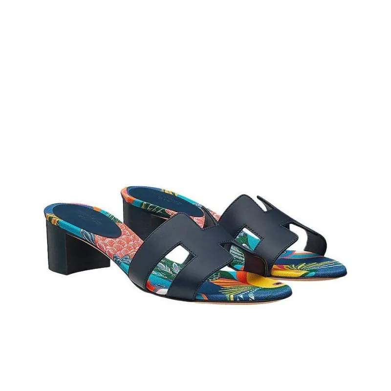 HERMES Oasis Abrasion Resistant Slide Slippers Women's Indigo-2