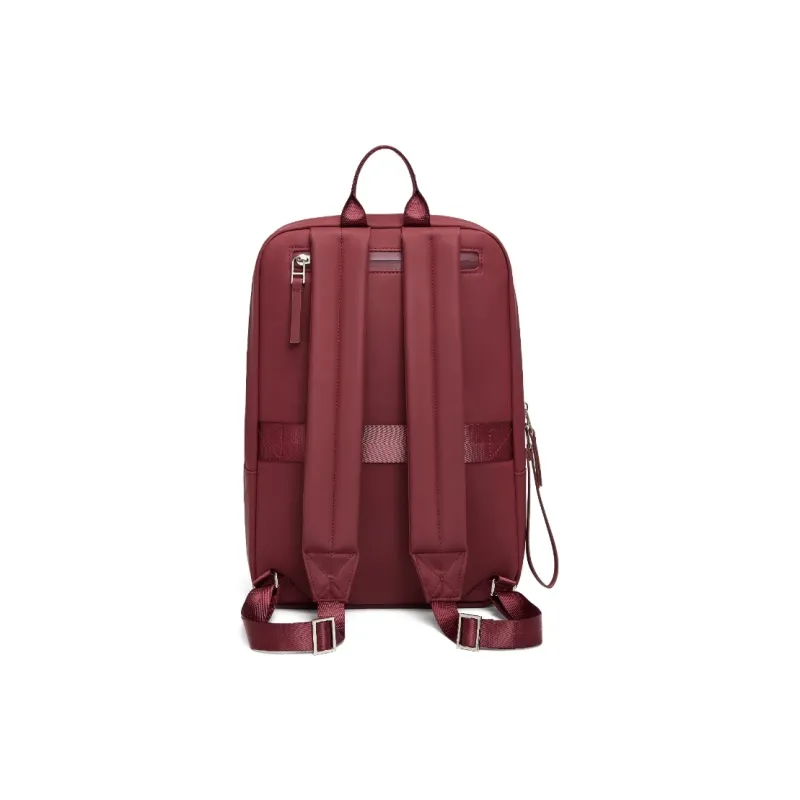 Y.U.M.C. Artificial Leather Backpack Medium Size Women's Khaki Black/Red/Pink-19