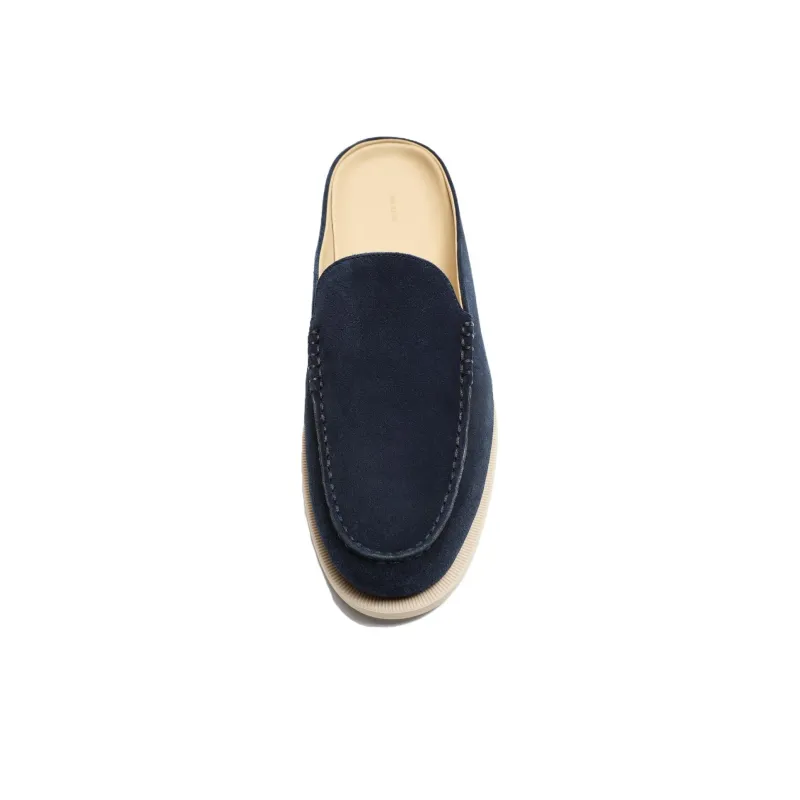 ZARA Wrap-toe Slippers Men's Blue-3