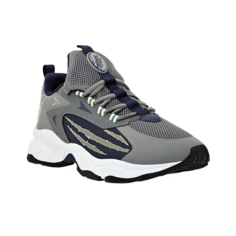 PLEIN SPORT Low Top Casual Shoes Unisex Dark Gray+Dark Blue-2