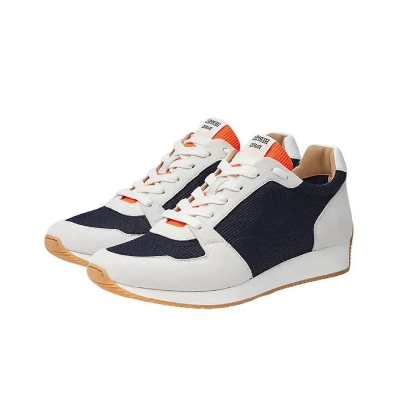 HERMES Escape Shock Absorbers Low Top Casual Shoes Men's Blue White-2