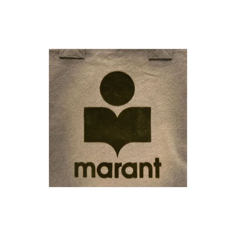 ISABEL MARANT Yenky Logo Printed Tote Bag-2