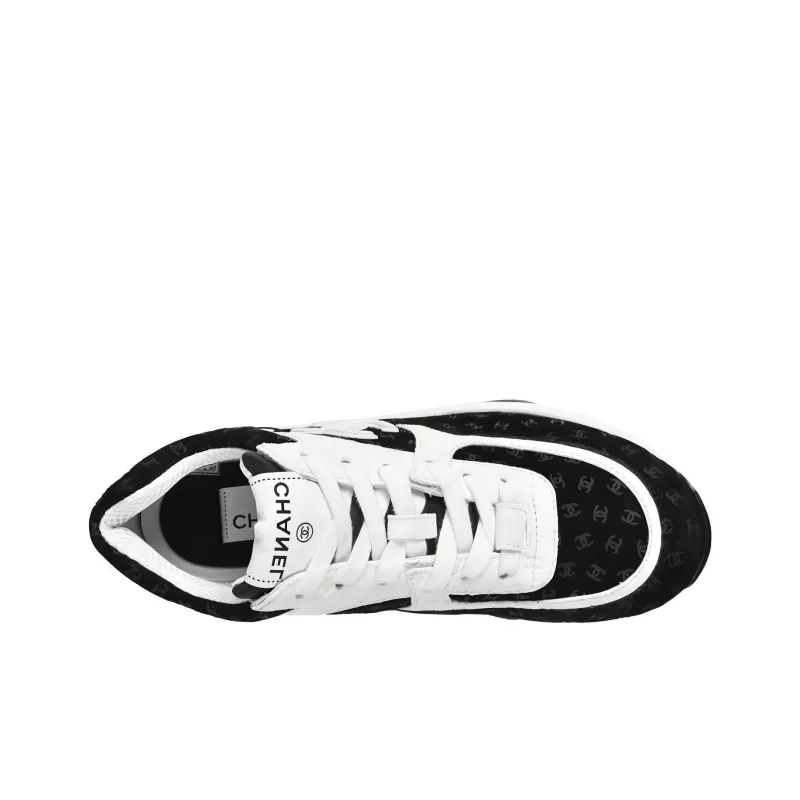CHANEL Sneaker 'Printed CC - Black Beige'-3