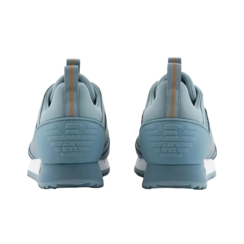 EMPORIO ARMANI EA7 Low Top Casual Shoes Women's Light Blue-4