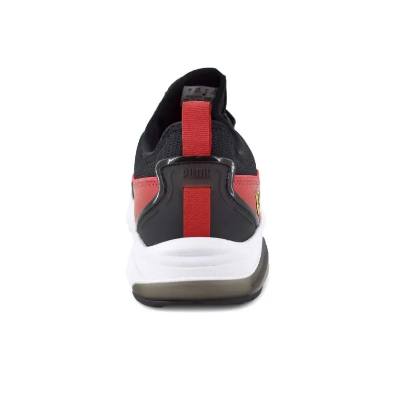 PUMA Ferrari Electron E Anti-Slip Wear-Resistant Low-Top Casual Shoes Men's Black-3