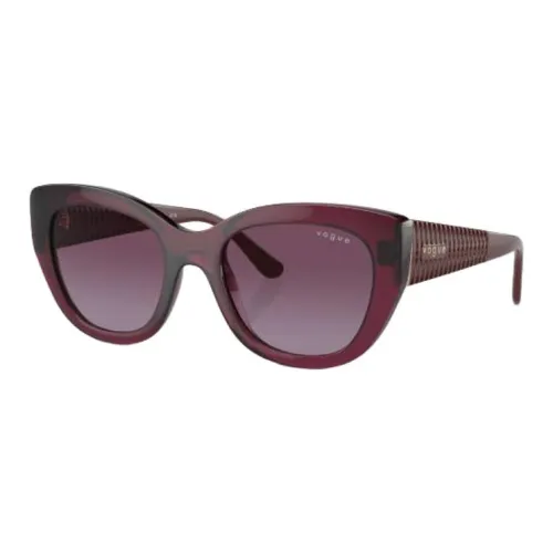 VOGUE Nylon Propionate Butterfly Sunglasses Unisex Purple