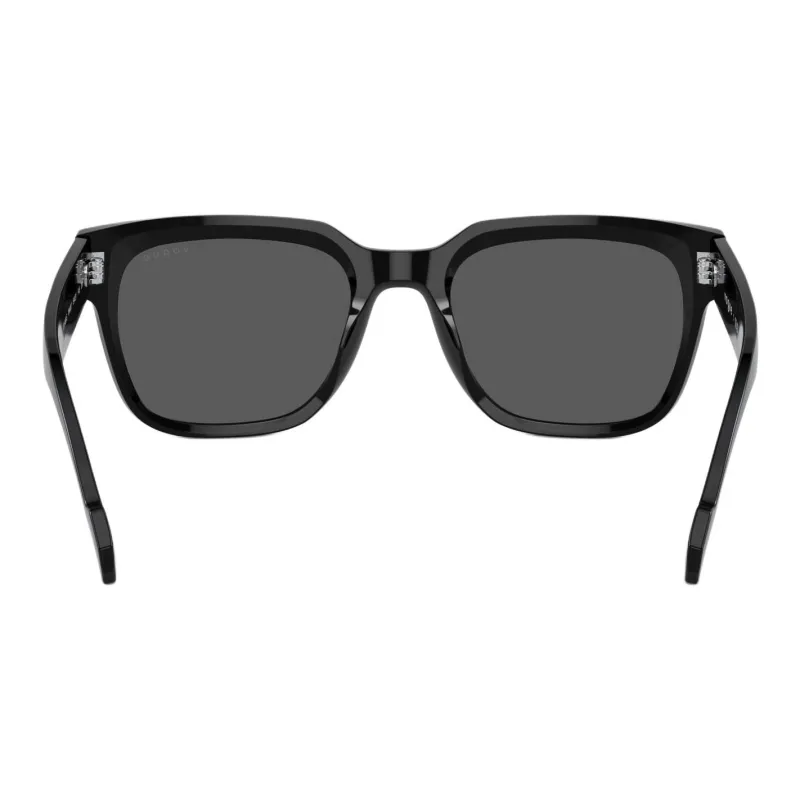 VOGUE Acetate Square Sunglasses Men's Black-3