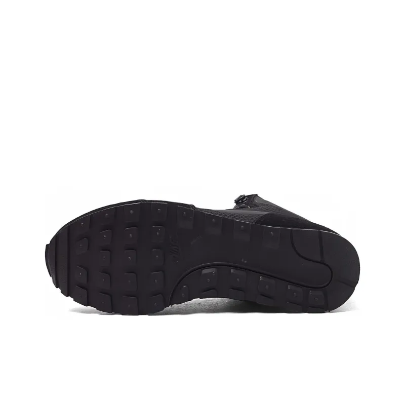 Nike MD Runner 2 Cushioning Wear-Resistant High-Top Basketball Shoes Unisex Black-4
