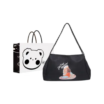 NX DOUGHNUT Fabric Shoulder Bag Regular Women's Black