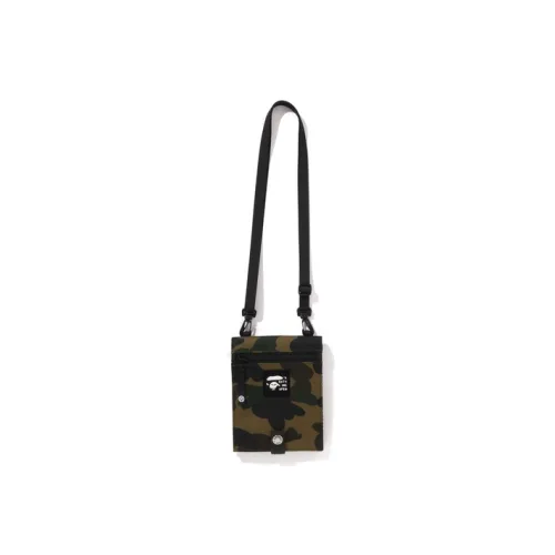 A BATHING APE Polyester Crossbody Bag Regular Unisex Green