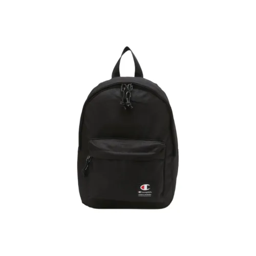 Champion Polyester Backpack messenger Small Size Unisex Black