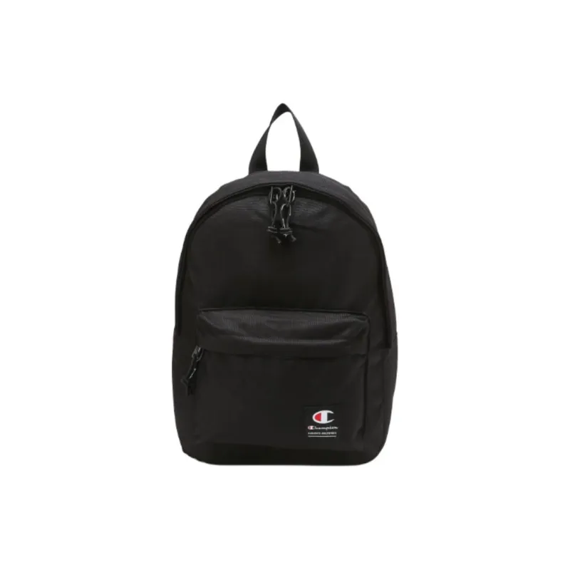 Champion Polyester Backpack Small Size Unisex Black-0