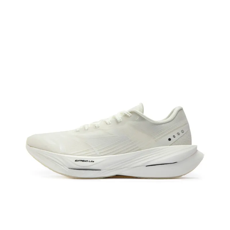 361° Flying B ET Cushioning Anti Slip And Wear Resistant Low Top Casual Running Shoes Men's Feather White-0