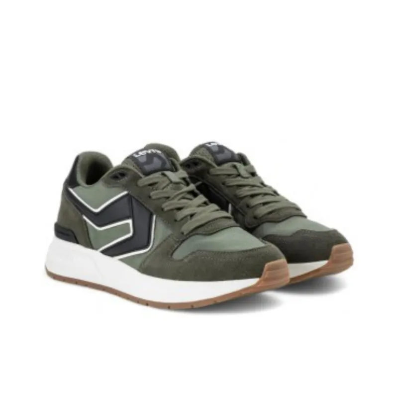 Levi’s Cushioned Slip-Resistant Low-Top Casual Shoes Men's Green-3