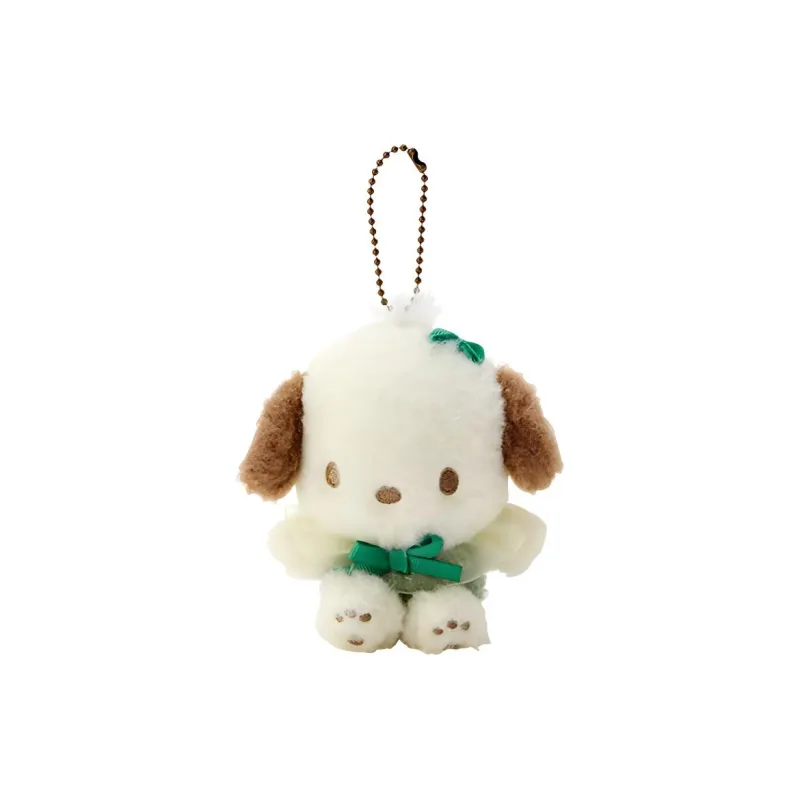 Sanrio Pochacco Soft Gray Healing Collection Dolls Plush Pendant 12cm Height-0
