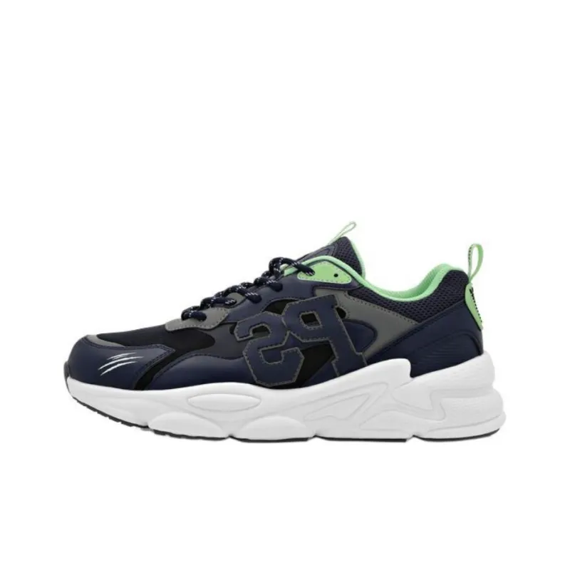 PLEIN SPORT Slip Resistant Low Top Casual Shoes Unisex Dark Gray+Dark Blue-0