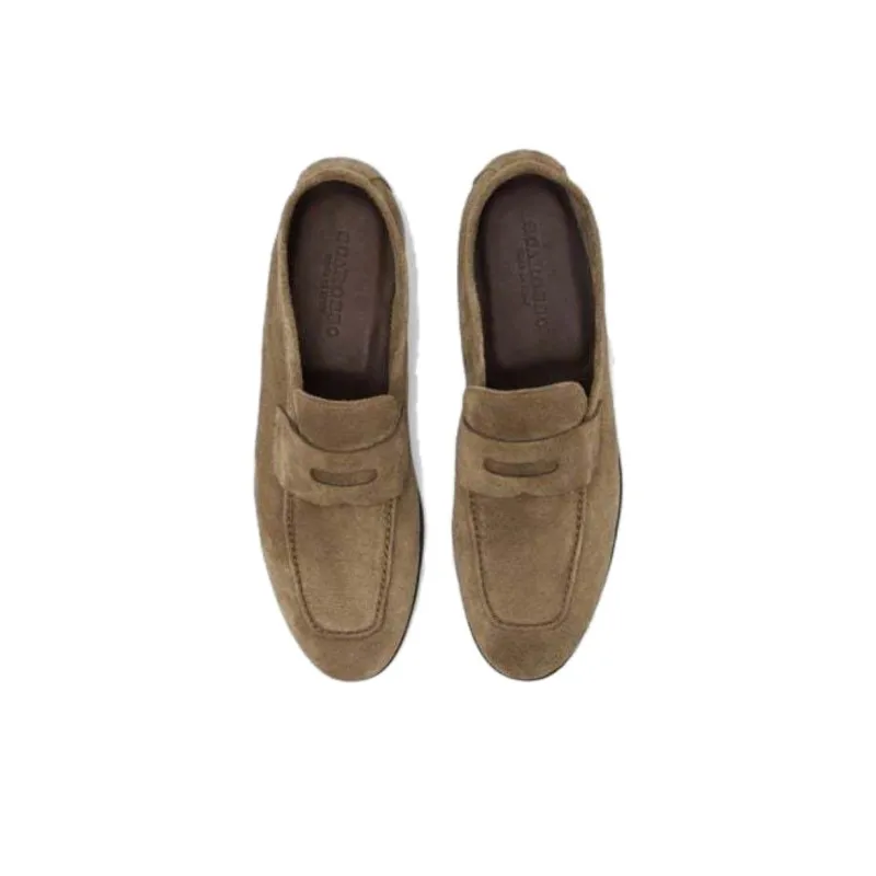 SCAROSSO Gregory Almond Toe Loafers-3