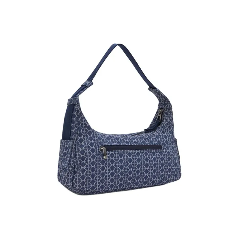 Kipling Cotton Handbag, Shoulder Bag Women's Denim Monogram-3