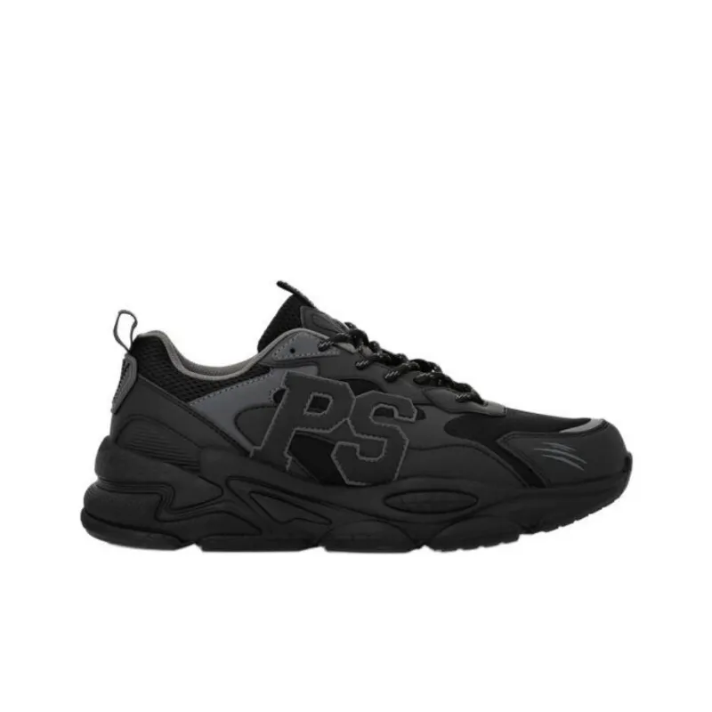 PLEIN SPORT Slip Resistant Low Top Casual Shoes Unisex Black-1