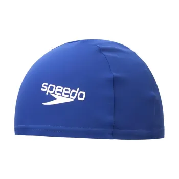 Speedo Swimming Caps Polyester Swimming Hall Unisex One Size Blue