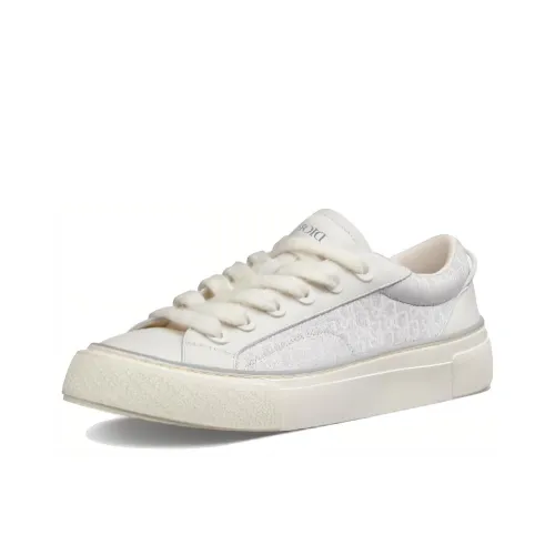 DIOR B33 Sneaker White Smooth Calfskin Oblique Jacquard