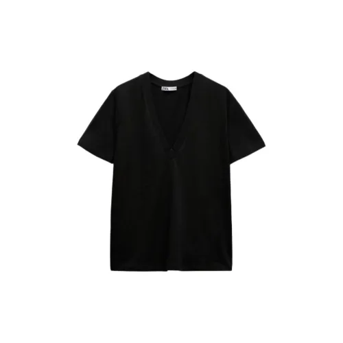 ZARA T-Shirts Women's Black