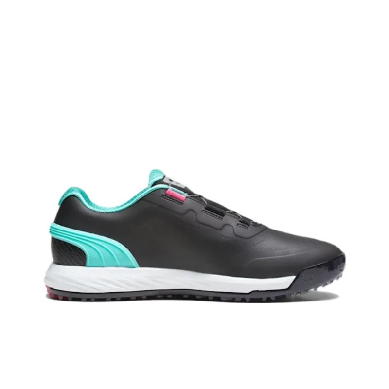 PUMA Alphacat Nitro Anti Slip Wear Resistant Low Top Golf Shoes Men's Black Green-1