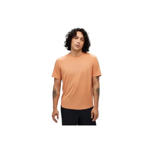 HOKA ONE ONE T-Shirts Men Apricot Yellow