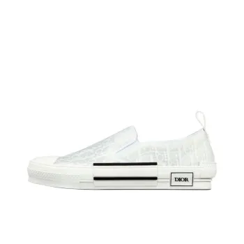 DIOR B23 Slip On White Oblique