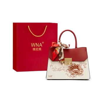 Vigno Synthetic Leather Handbag Regular Women's Red/Blue