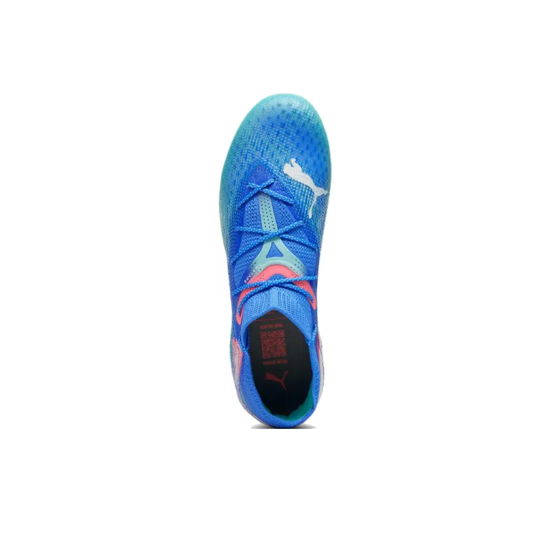 PUMA FUTURE 7 ULTIMATE Soccer Shoes Unisex Low Top Blue Green-3