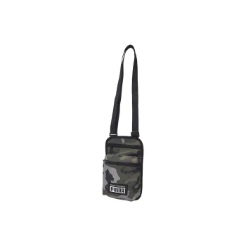 PUMA Fabric Shoulder Bag With Cell Phone Pouch Small Size Unisex Camouflage