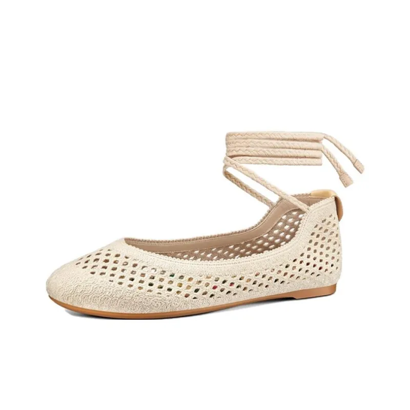 DIOR POÈME Casual Single Shoes Women's Cream White-2
