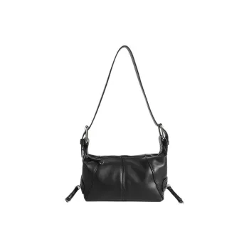 Carksky PU Crossbody Bag Shoulder Bag Women's Black/Ecru