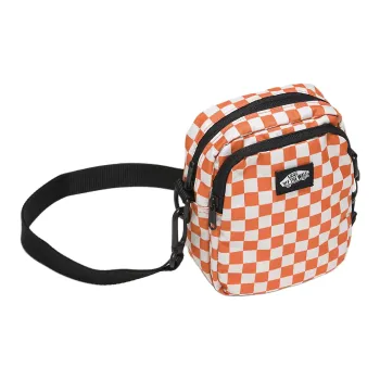 Vans Recycled Polyester Shoulder Bag Crossbody Bag Regular Unisex White Orange