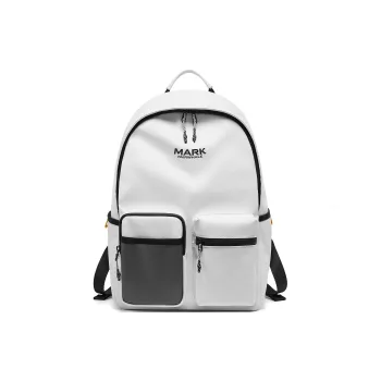 FAIRWHALE Membrana Dermalis Backpack Laptop Bags Backpacks Regular Unisex White/Black